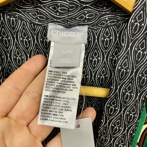 NEW Damask Melody Drama Kimono Covering Size S/M - Picture 3 of 9